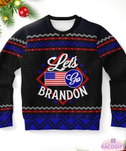 lets go brandon ugly christmas sweater sweatshirt 1