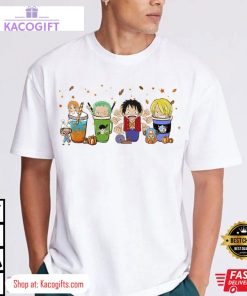 luffy and friends one piece coffee unisex shirt 2 ltt8pq