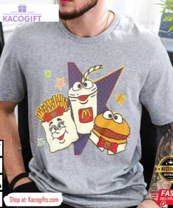 mc donalds fries burger drink 80s style unisex shirt 1 z3gbz2