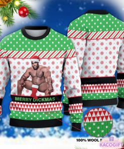 merry christmas dickmas ugly sweater 1