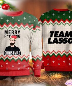 merry christmas team lasso ugly sweater 2