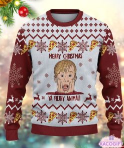merry christmas ya filthy kevin sweater ugly 2