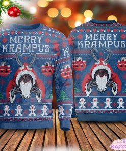 merry krampus ugly christmas sweater sweashirt 2