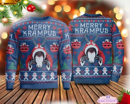 merry krampus ugly christmas sweater sweashirt 2