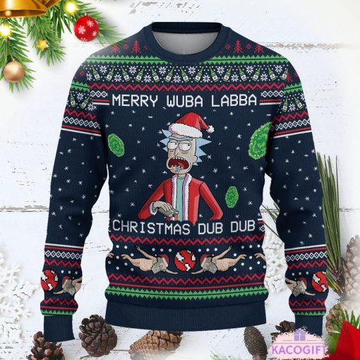 merry wubba lubba ugly sweater sweatshirt 3