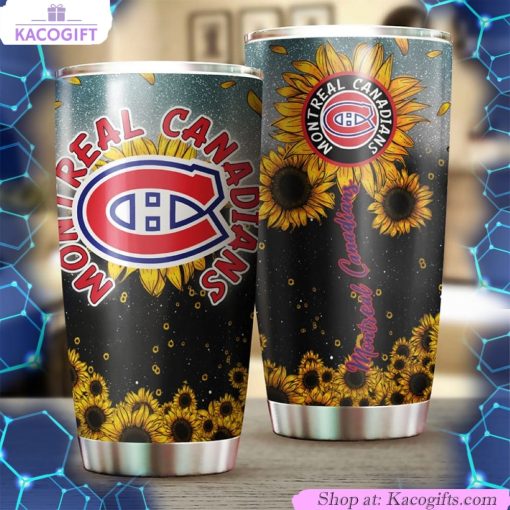 montreal canadians nhl tumbler beautiful sunflower design g fanatics 1 vbeol1