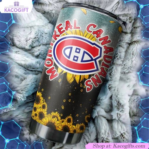 montreal canadians nhl tumbler beautiful sunflower design g fanatics 2 s1bdby