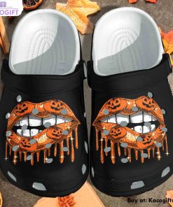 mouth pumpkin halloween cosplay costume 3d printed crocs shoes 1