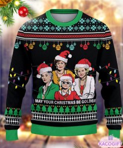 my your christmas be golden ugly sweater 2