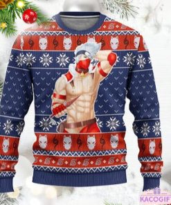 naruto kakashi hatake anime ugly christmas sweater 1