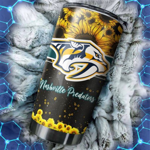 nashville predators nhl tumbler beautiful sunflower design tumbler for nhl fans perfect for any occasion 1 xbpvoe