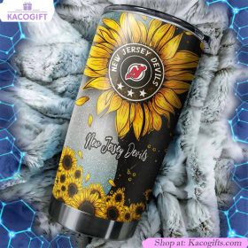 new jersey devils nhl tumbler bring some sunshine with this sunflower tumbler 1 dy8wyl