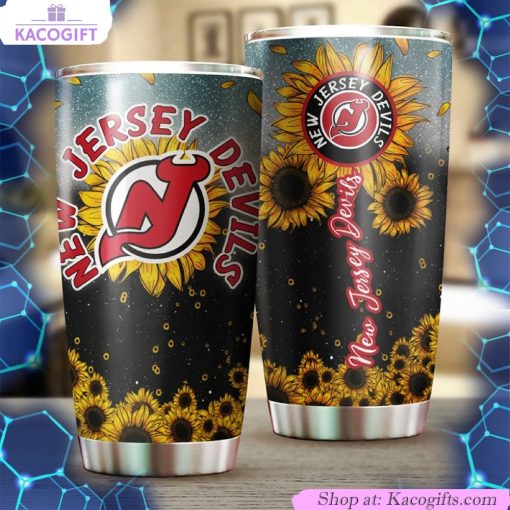 new jersey devils nhl tumbler sunflower tumbler with nhl logo g fanatics 1 eiymlt