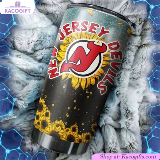 new jersey devils nhl tumbler sunflower tumbler with nhl logo g fanatics 2 kdmejs