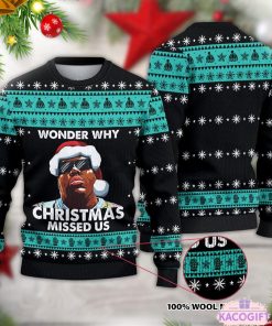 notorious big wonder why christmas missed us ugly sweater 1