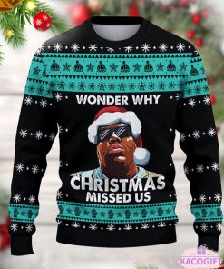 notorious big wonder why christmas missed us ugly sweater 2