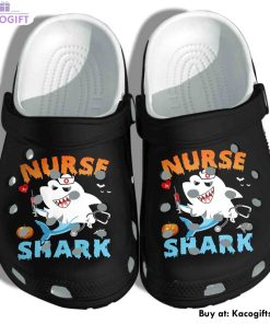 nurse shark halloween 3d printed crocs shoes 1