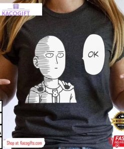 one punch man saitama ok manga unisex shirt 2 nva5we