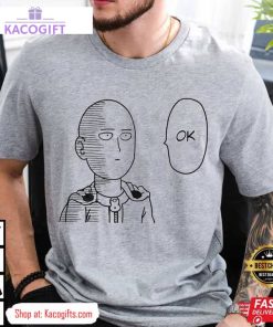 one punch man saitama ok manga unisex shirt 4 ffzxik