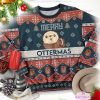 otter merry ottermas ugly christmas sweater 1