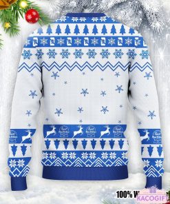 pabst blue ribbon christmas ugly sweater 2