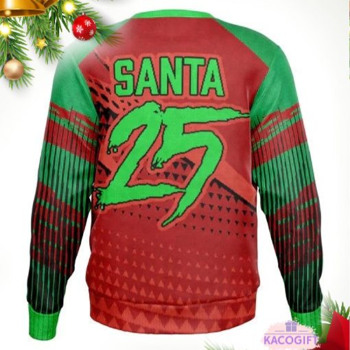 personalized braaap santa motorcycle ugly christmas sweater 2