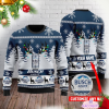 personalized custom ugly christmas busch light sweater 1