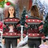 pig lovers ugly christmas sweater 1