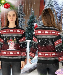 pig lovers ugly christmas sweater 1