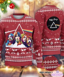 pink floyd band 3d ugly christmas sweater 1