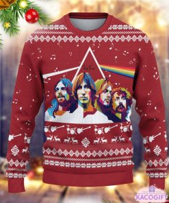 pink floyd band 3d ugly christmas sweater 2