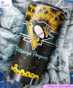 pittsburgh penguins nhl tumbler beautiful sunflower tumbler g fanatics 1 frcvga