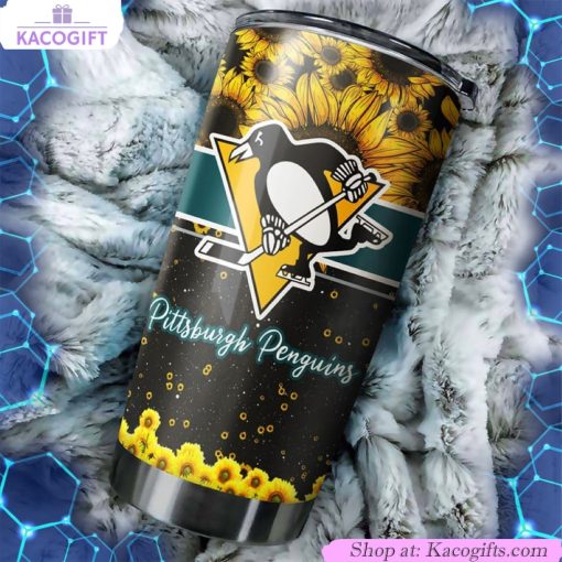 pittsburgh penguins nhl tumbler beautiful sunflower tumbler g fanatics 1 frcvga