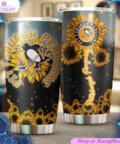 pittsburgh penguins nhl tumbler get your daily dose of sunshine with this sunflower tumbler 1 dwkydz