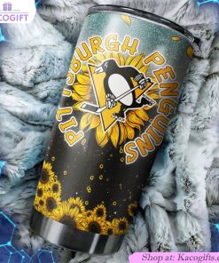 pittsburgh penguins nhl tumbler get your daily dose of sunshine with this sunflower tumbler 2 hnfprw