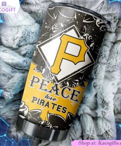 pittsburgh pirates peace love mlb tumbler with a message of harmony 1 hmdhlk