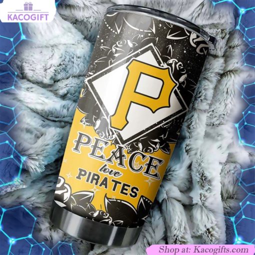 pittsburgh pirates peace love mlb tumbler with a message of harmony 1 hmdhlk