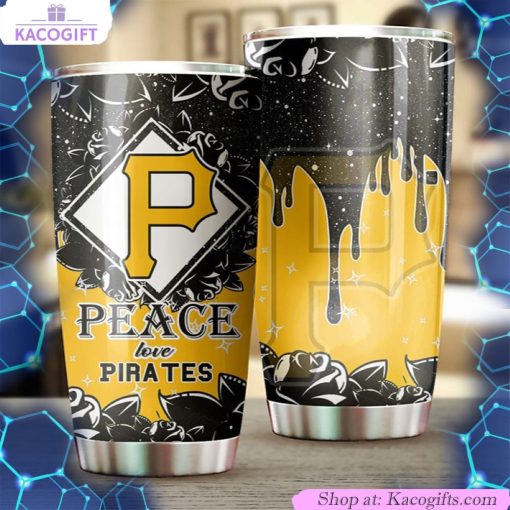 pittsburgh pirates peace love mlb tumbler with a message of harmony 2 kjpsb0