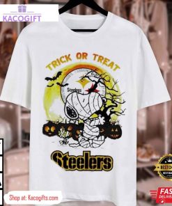 pittsburgh steelers mummy snoopy trick of treat halloween unisex shirt 3 f4doun