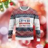 premium lets go brandon christmas ugly sweaters gift for family 1