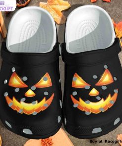 pumpkin face cosplay halloween 3d printed crocs shoes 1