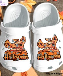 pumpkin pig in halloween 3d printed crocs shoes 1