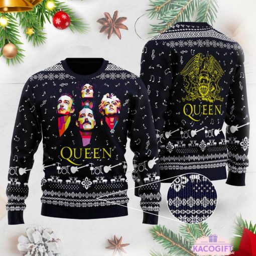 queen band ugly christmas sweater 1