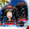 rick and morty christmas ugly sweater 1
