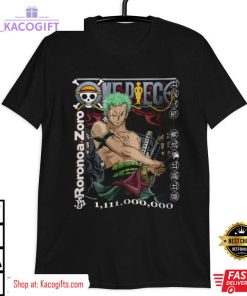 roronoa zoro bounty unisex shirt 3 onwisu