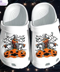 scarecrow pumpkin 3d printed crocs shoes 1