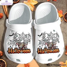 scary deer halloween 3d printed crocs shoes 1