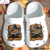 scary witch halloween pumpkin 3d printed crocs shoes 1