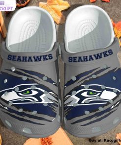 seahawks 3d printed crocs shoes 1