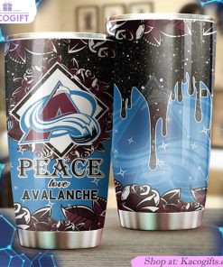 show your love for colorado avalanche with this peaceful and lovely tumbler 2 ogze1u